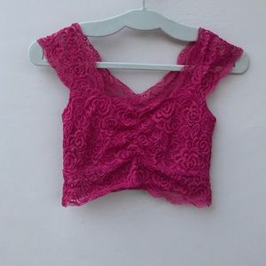 Free People lace crop